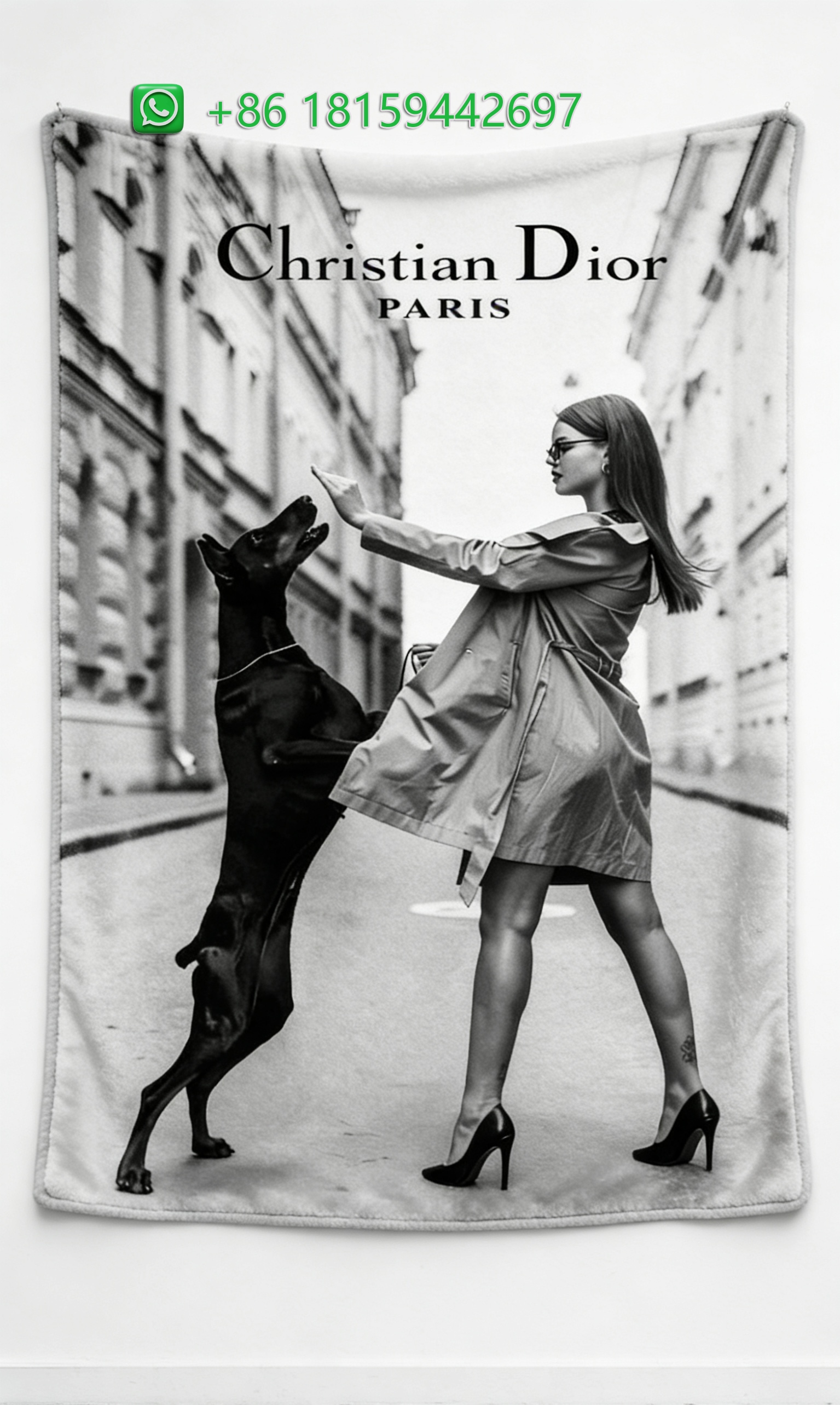 Dior Throw Blankets